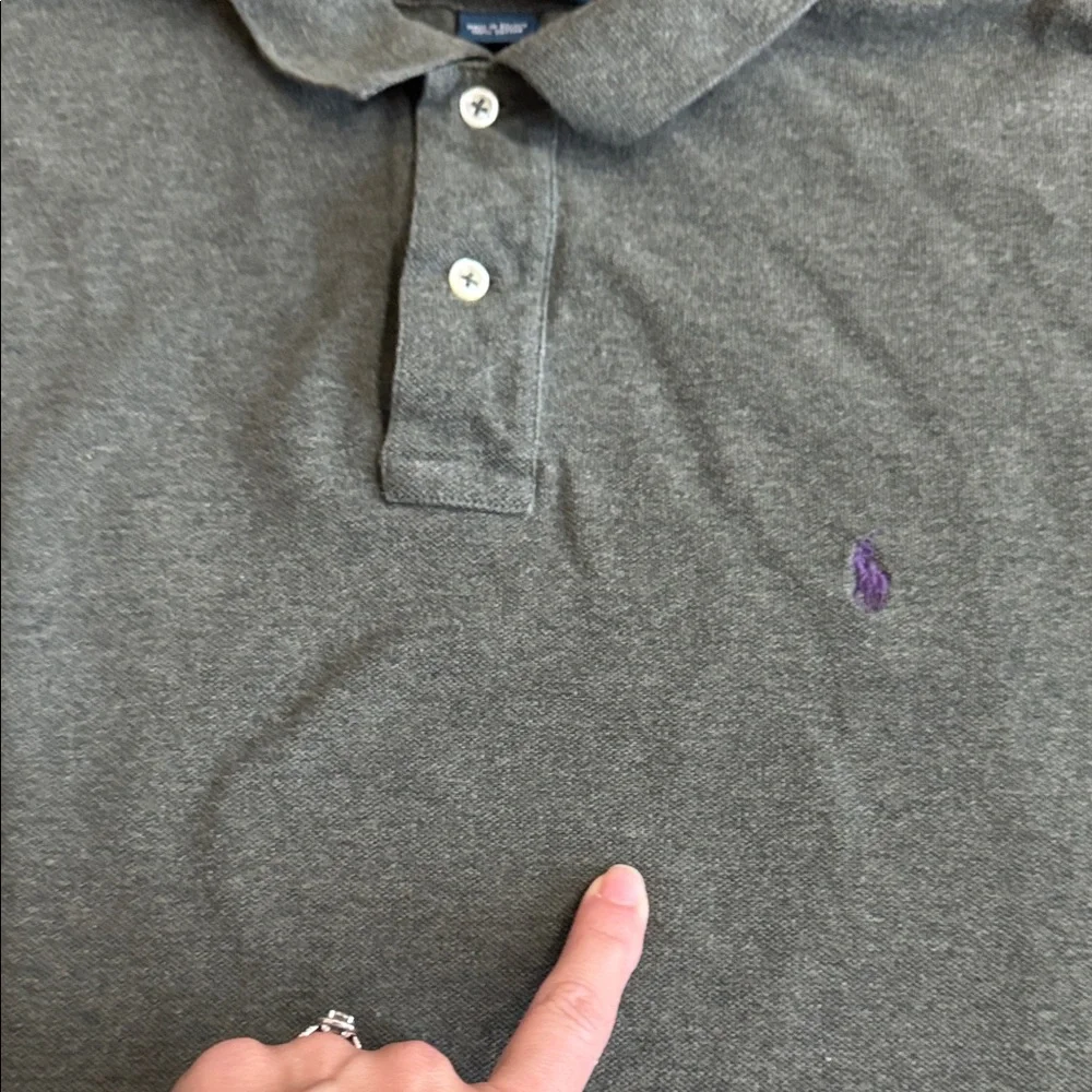 Ralph Lauren Dark Green Long Sleeve Polo